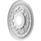 Ekena Millwork Baltimore PVC Medallion (Canopies up to 6 1/2"), 16"OD x 3 1/2"ID x 1"P, Metallic Antique Brass CMP16BACAB - alternate 3